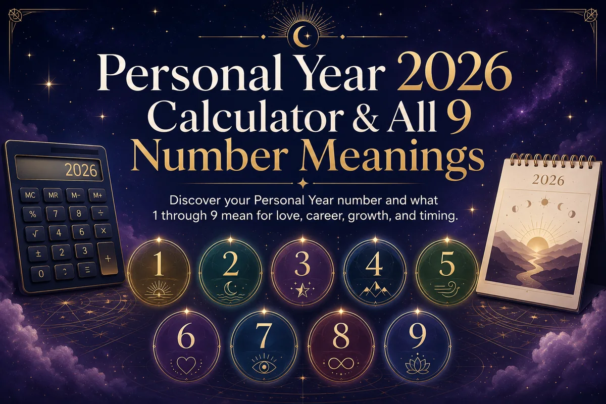 Personal year 2026 calculator and number meanings